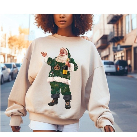 Santa Gucci Sweatshirt Size XL - Picture 1 of 4